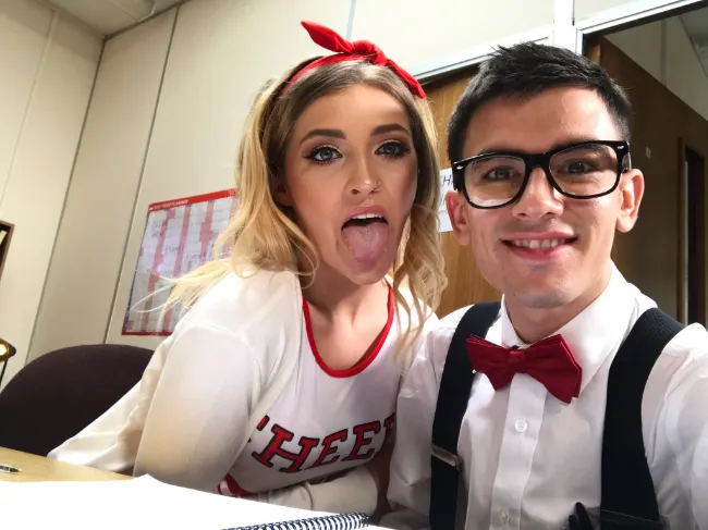 Jordi El Nino Polla with actress
