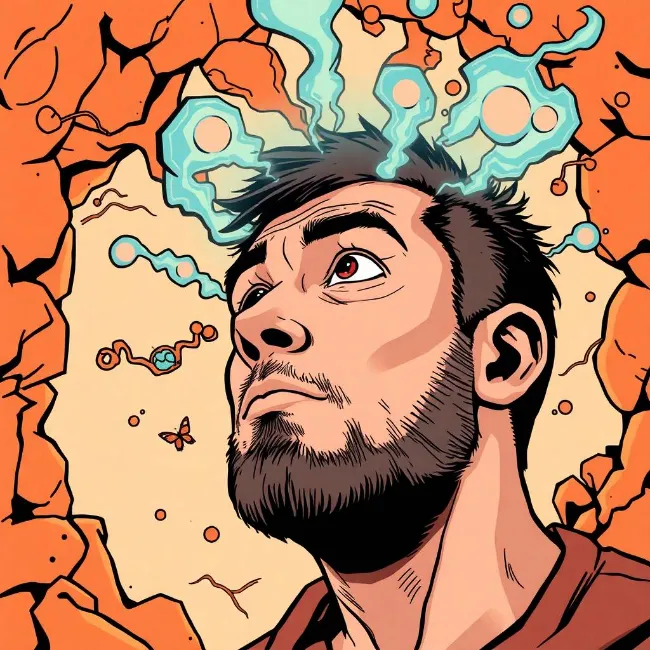 5 Strange overactive third eye chakra symptoms and how to rebalance chakra energy 3 a man experience hallucination