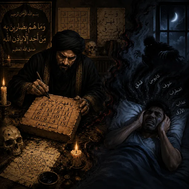 Dark Islamic Mantra to Prevent Enemy from Sleeping at Night