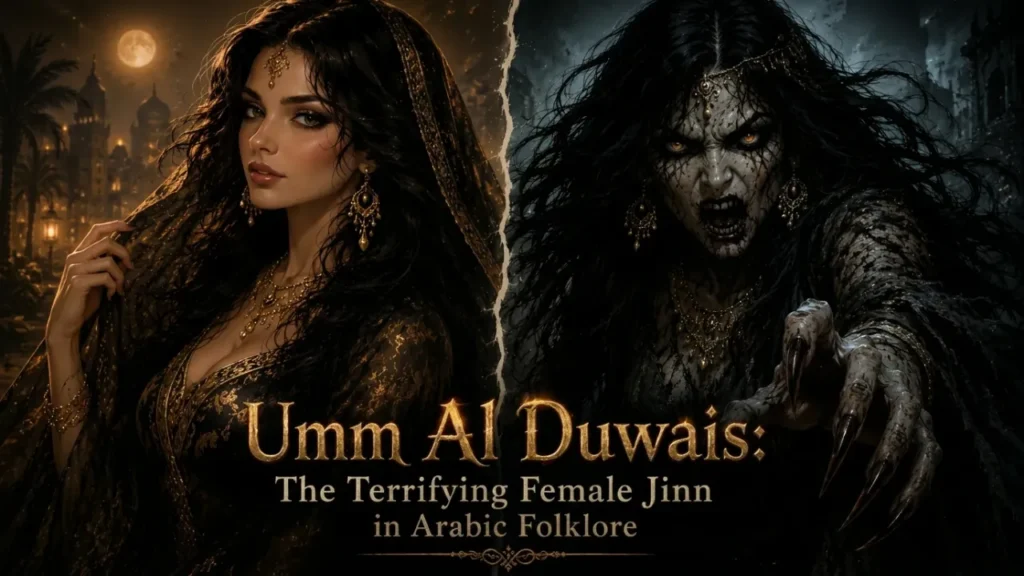Umm Al Duwais Female Jinn from Arabic Folklore