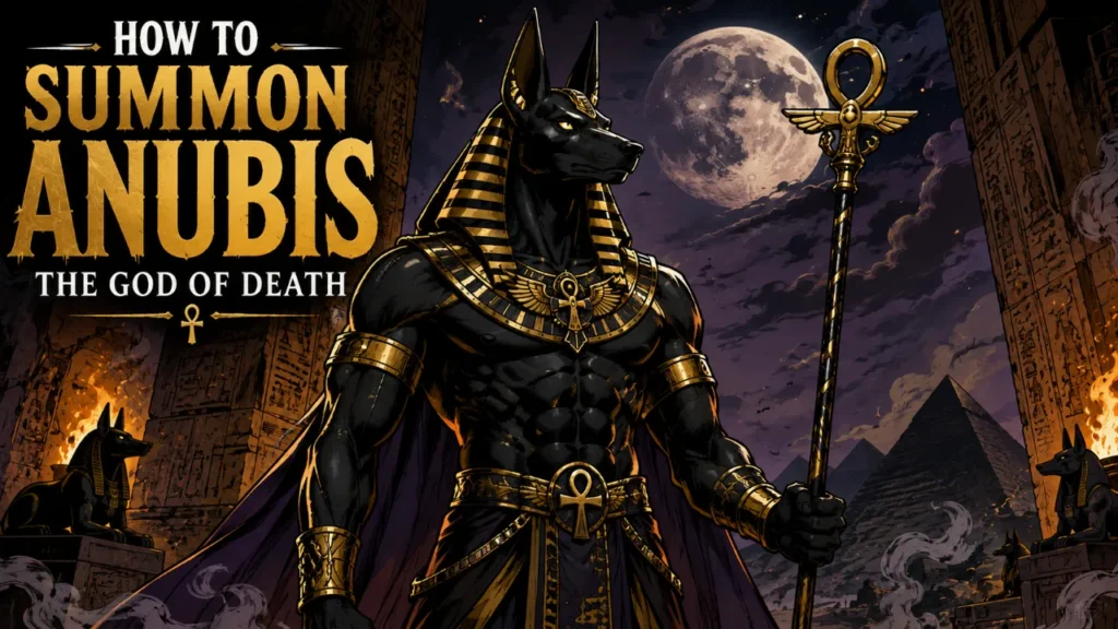 summon Anubis god of death