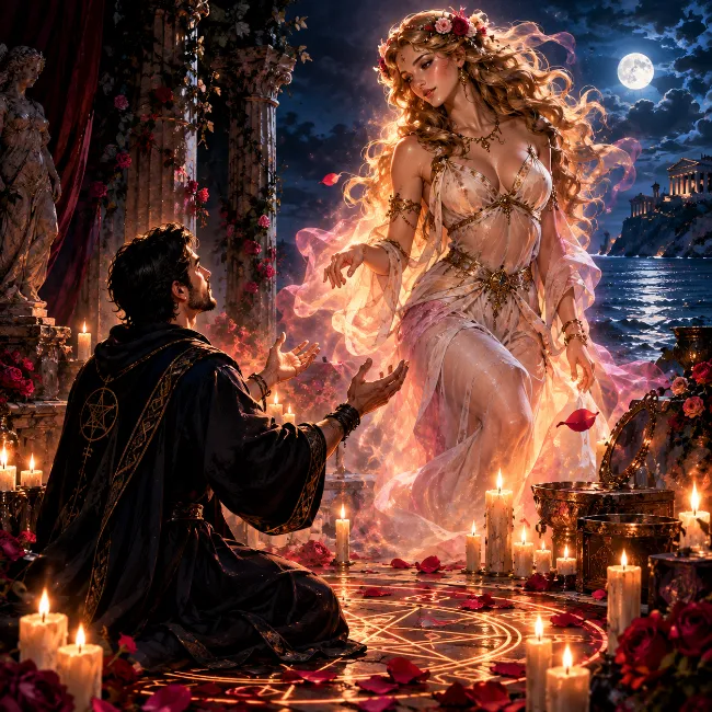 The Scrying Mirror Method to Summon Aphrodite for Love