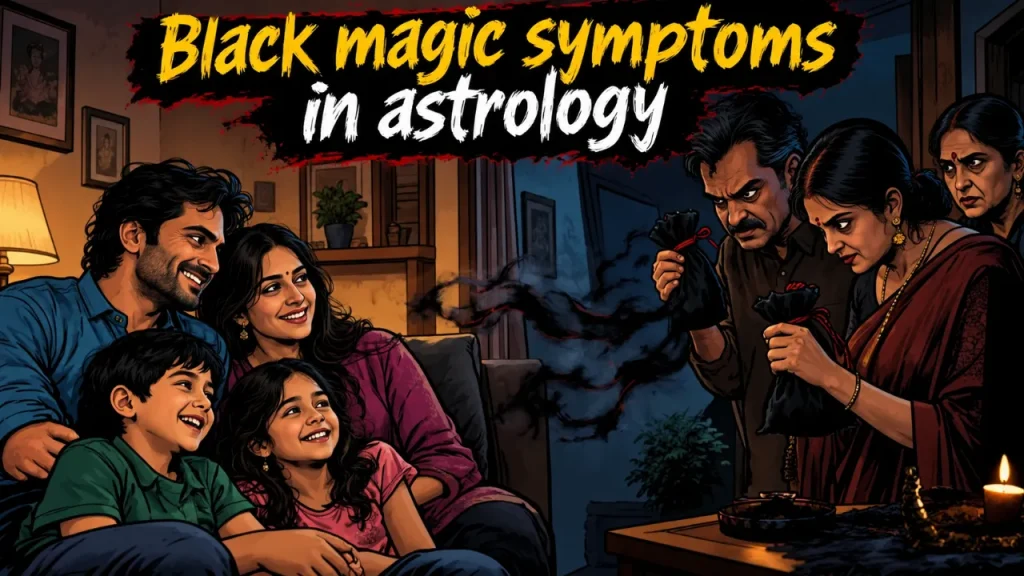 Black magic symptoms in astrology