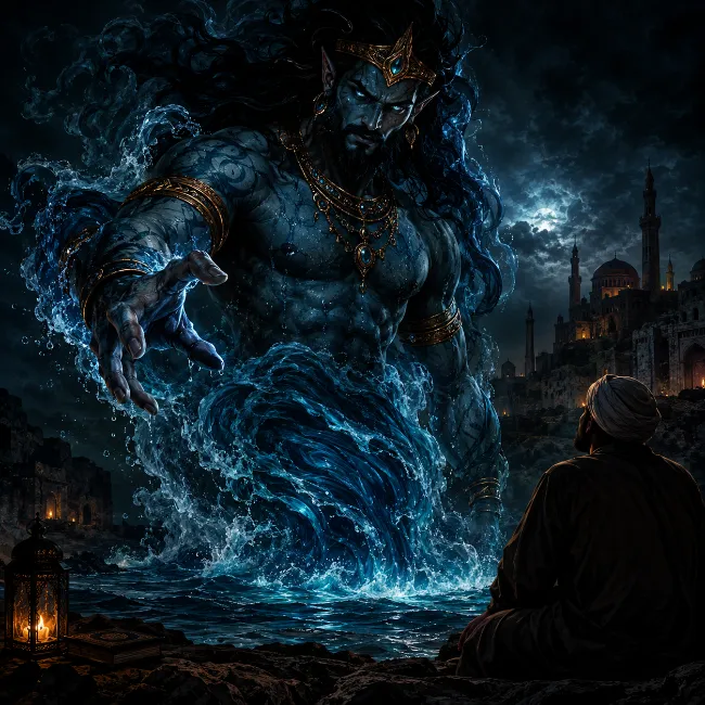Marid jinn and dangers of working with him