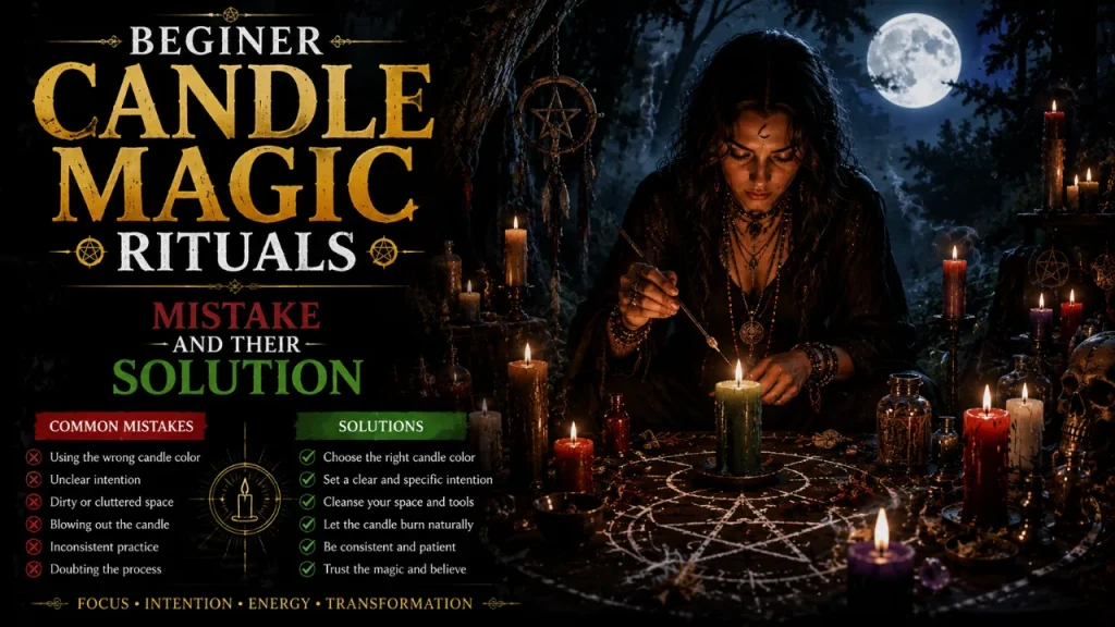 common Candle magic rituals mistake