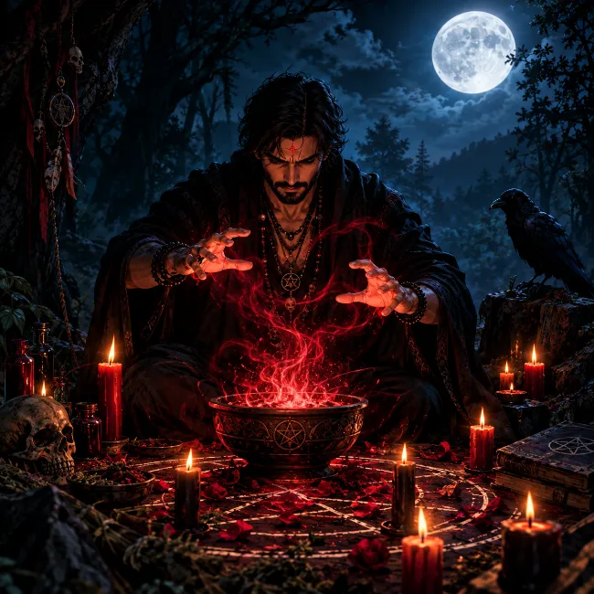 full moon night ritual