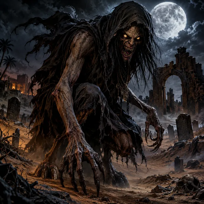 the ghoul mythological creature